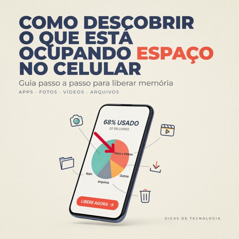 Como Descobrir o Que Está Ocupando Espaço no Celular
